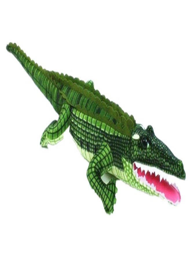 XICHEN® 39" Lifesize Green Adorable Crocodile Soft Plush Toys, Large Stuffed Animals - Image 1